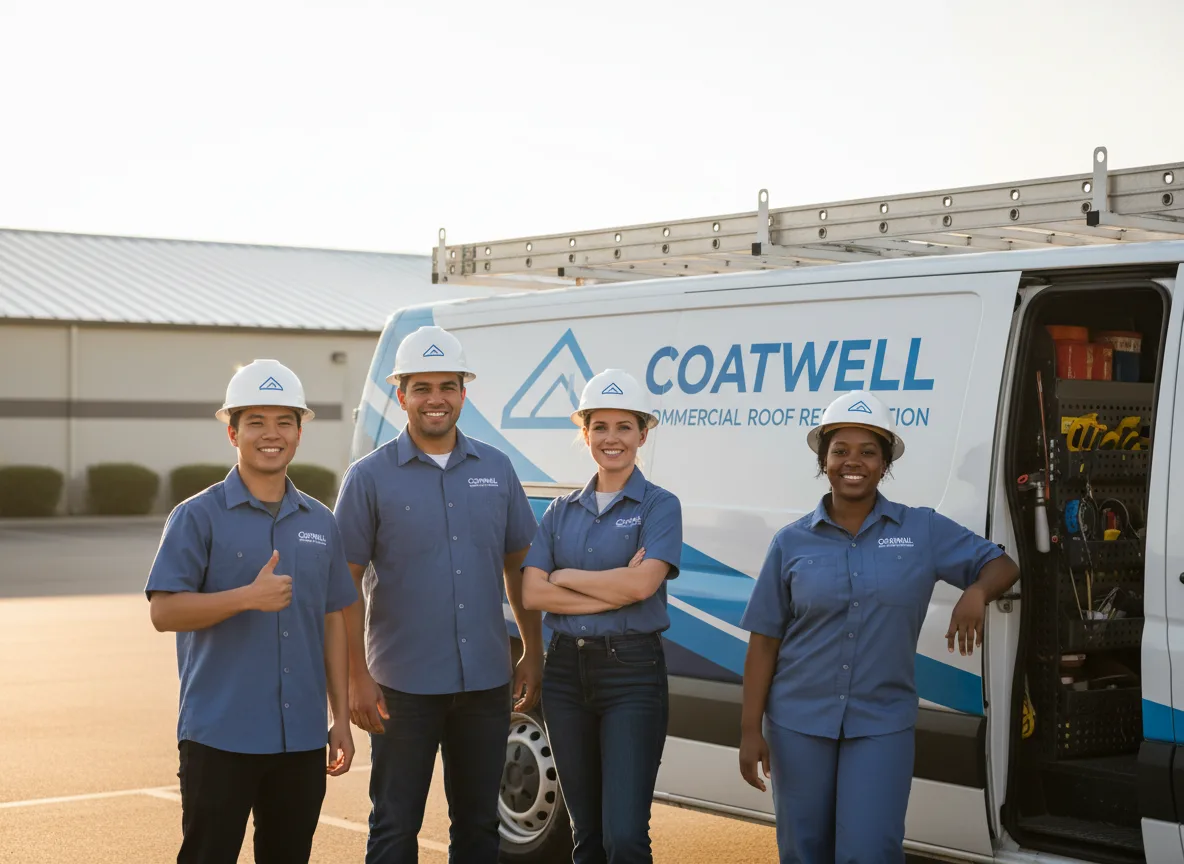 Commercial roof coating company in Franktown, VA